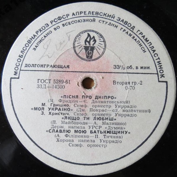 ПІСНІ РАДЯНСЬКИХ КОМПОЗИТОРІВ (НА УКРАЇНСЬКІЙ МОВІ)