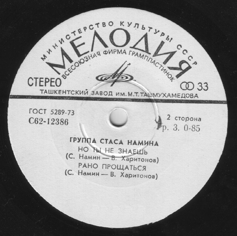 Группа Стаса Намина