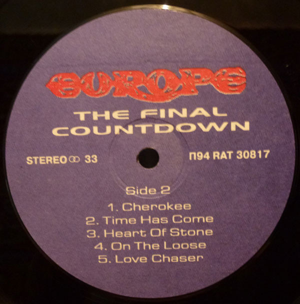 Europe. The Final Countdown