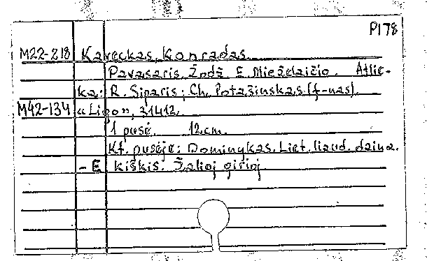 Р. СИПАРИС (на литовском языке)