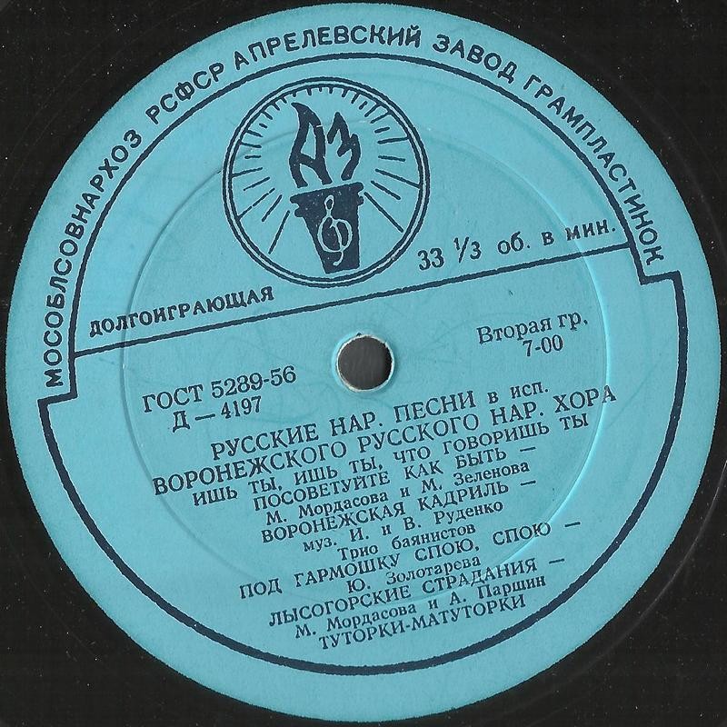 Гос. Воронежский русский народный хор