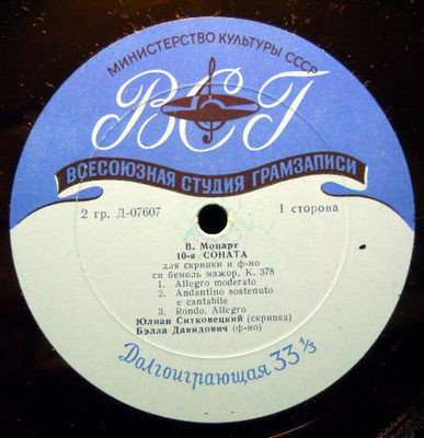 Юлиан СИТКОВЕЦКИЙ (скрипка)