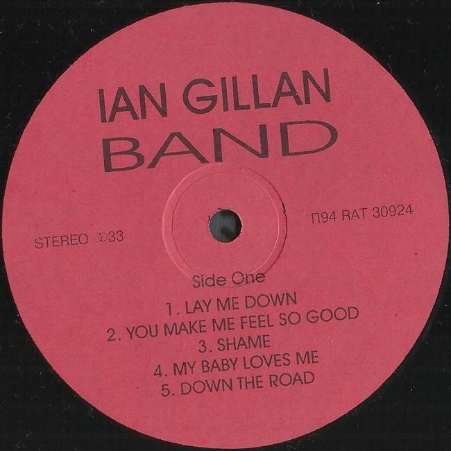 IAN GILLAN BAND «Child In Time»