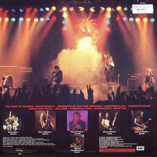 Iron Maiden - Killers (запись 1981г.)