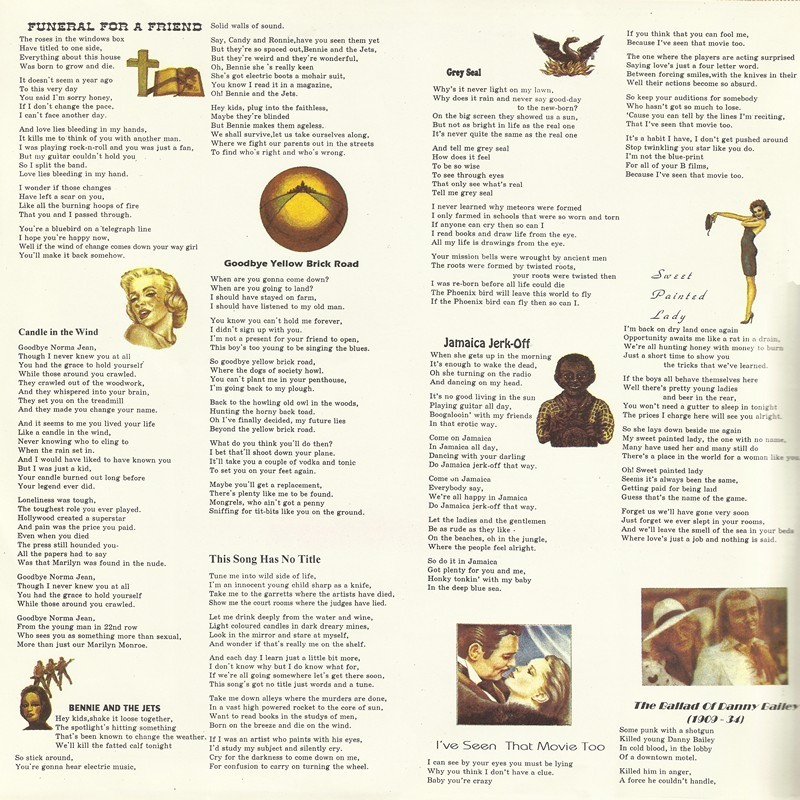 ДЖОН Элтон. Прощай, желтая кирпичная дорога