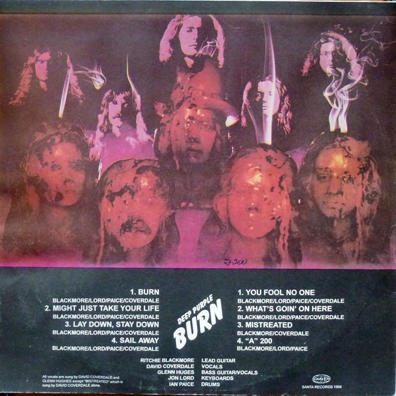 DEEP PURPLE. Burn