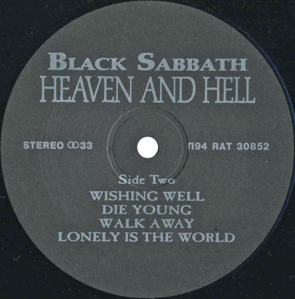 BLACK SABBATH «Heaven And Hell»