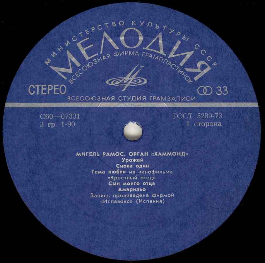 Мигель РАМОС (орган «Хаммонд»)