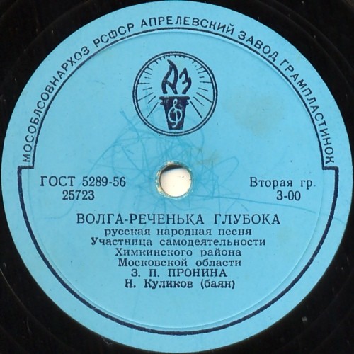 З. П. Пронина - Волга-реченька глубока / У колодца