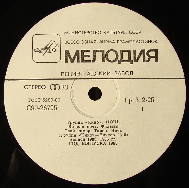 Группа "Кино" — Ночь