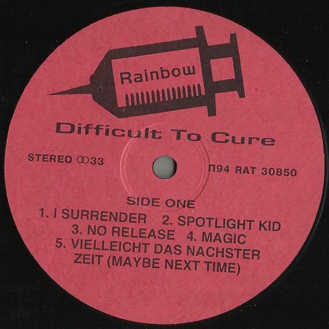 RAINBOW «Difficult To Cure»