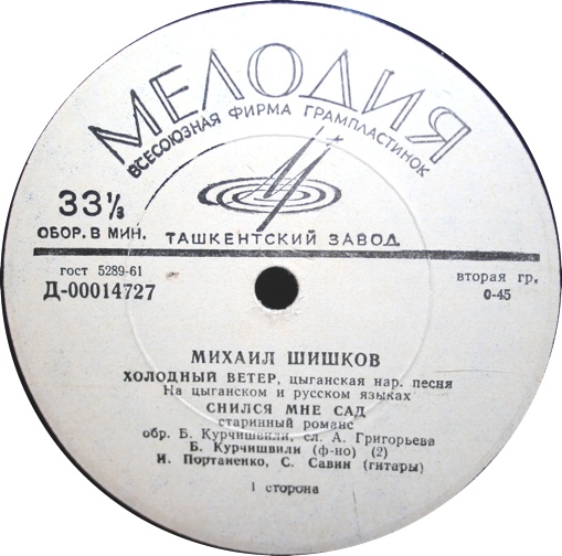 Михаил Шишков. Цыганские песни