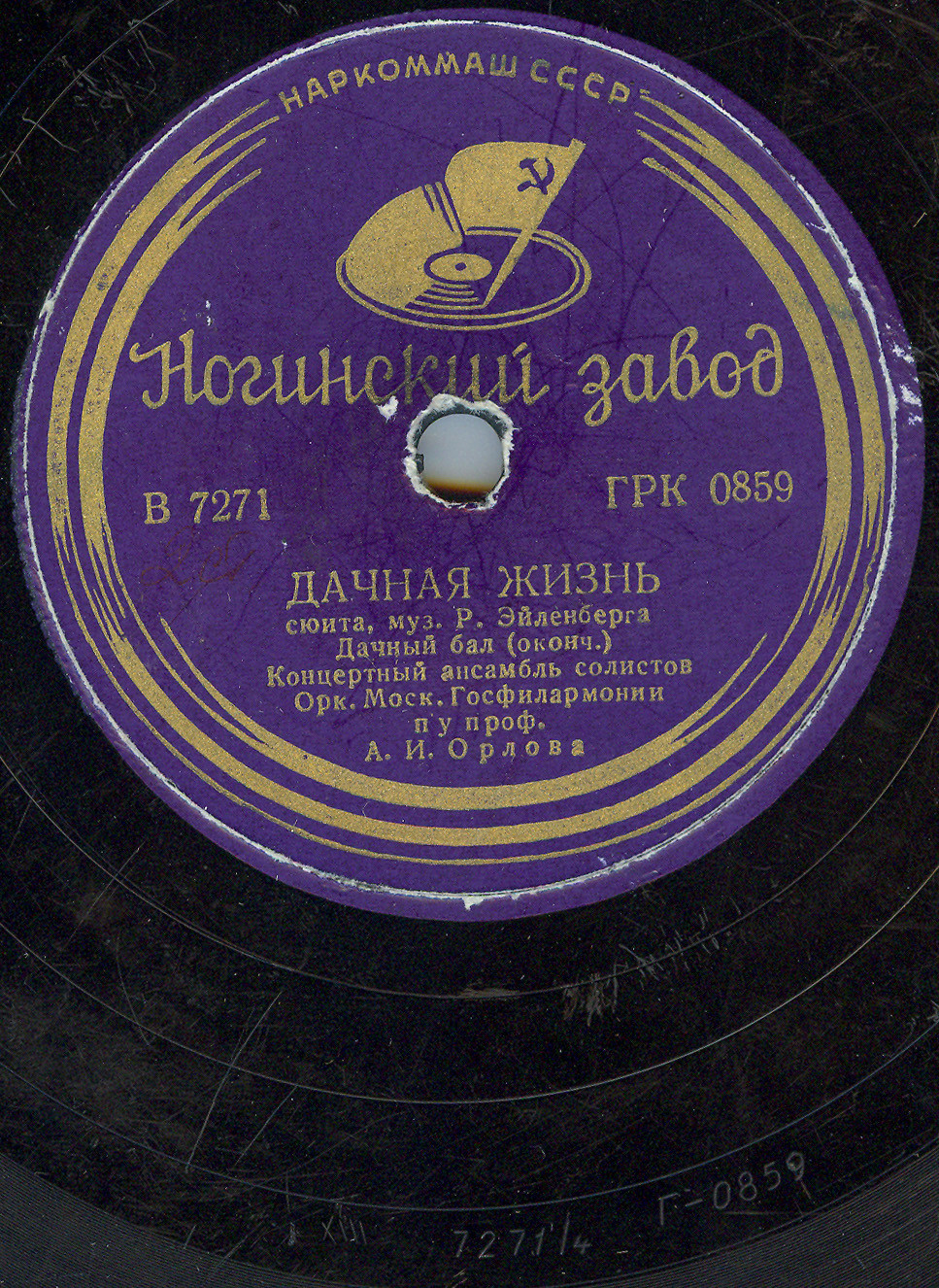 Фрагменты сюиты "Дачная жизнь", муз. Р. Эйленберга