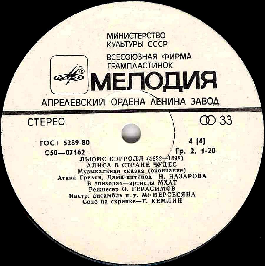 Алиса в стране чудес
