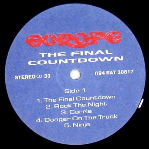 Europe. The Final Countdown
