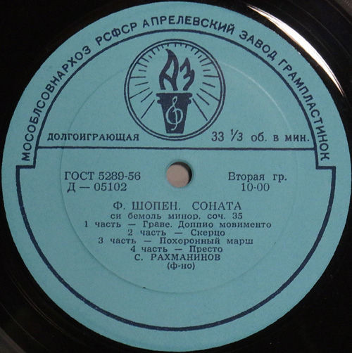 Ф. ШОПЕН (1810–1849): Соната си бемоль мажор, соч. 35 / Р. ШУМАН (1810–1856): Карнавал, соч. 9 (С. Рахманинов, ф-но)