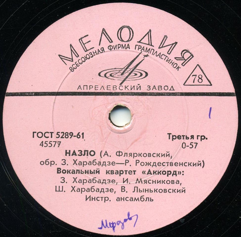 Вокальный квартет «Аккорд»