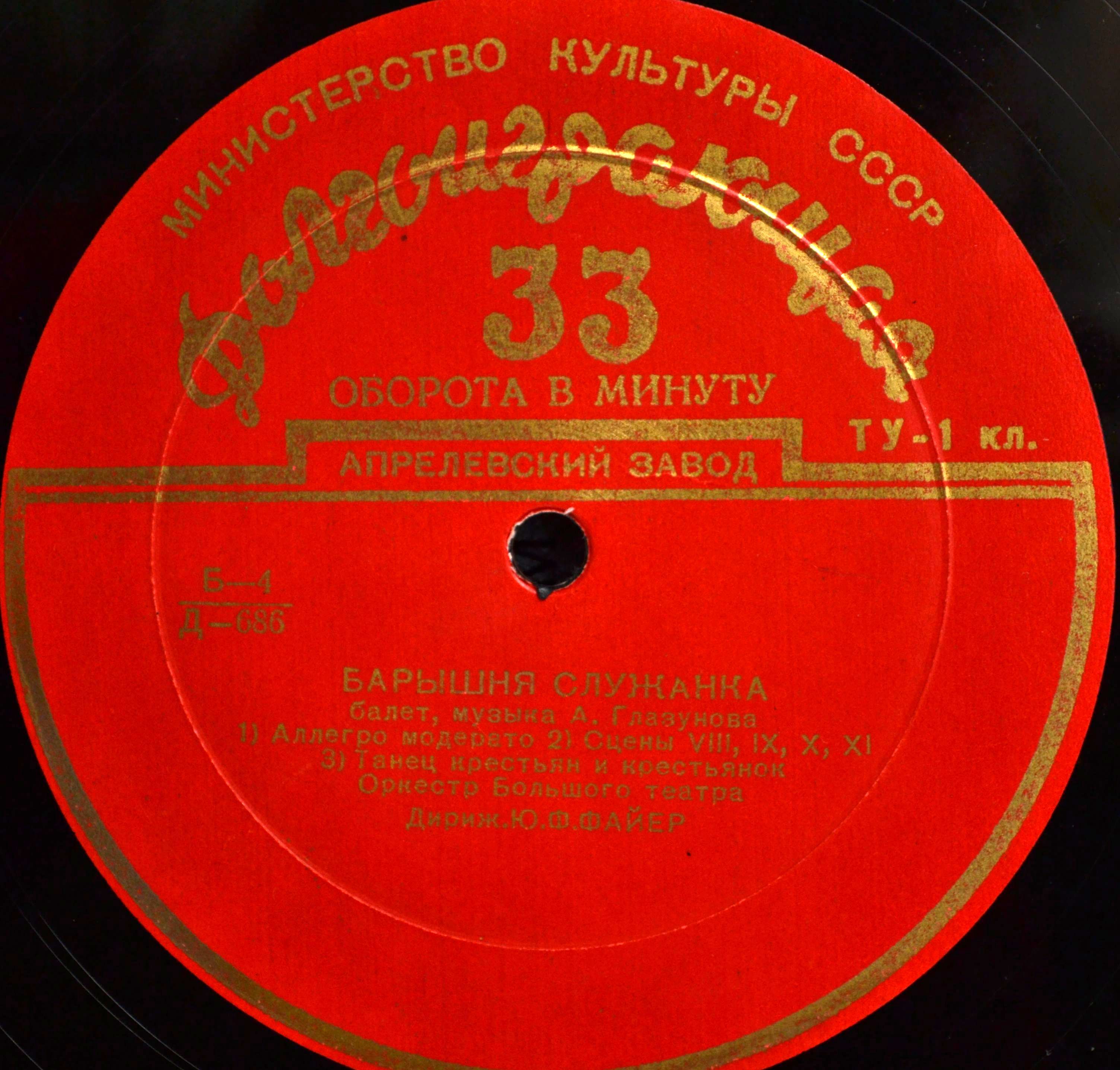 А. ГЛАЗУНОВ (1865–1936): Фрагменты из балета «Барышня-служанка» (Ю. Файер)