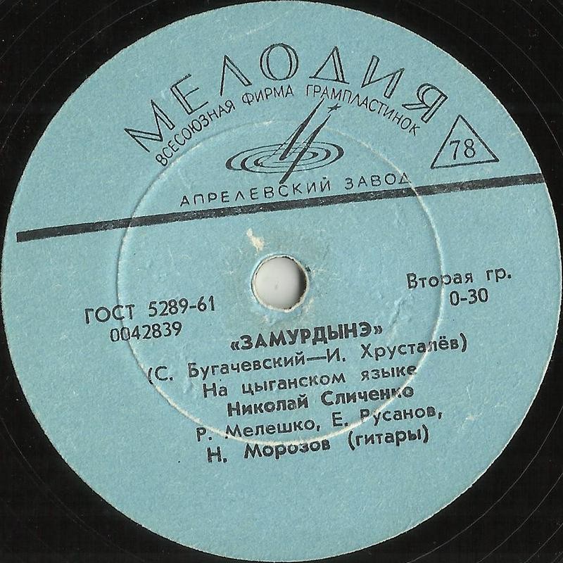 Николай Сличенко — Замурдынэ / Милая