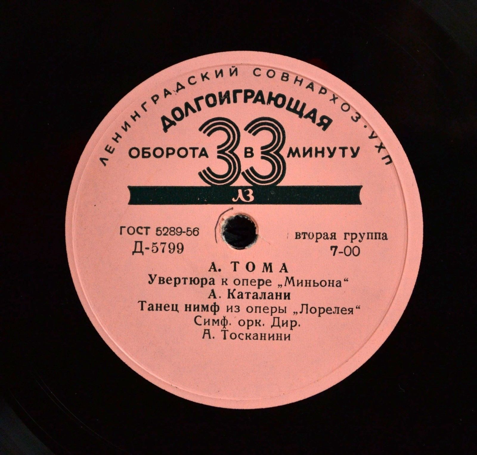 Дирижирует Артуро Тосканини