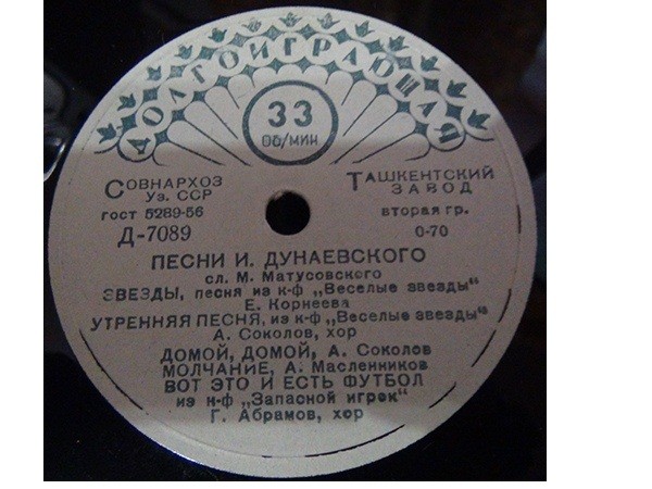 И. ДУНАЕВСКИЙ (1900-1955). Песни