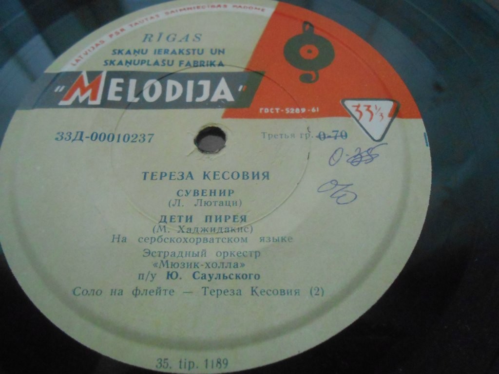 Поет Тереза КЕСОВИЯ (Югославия)