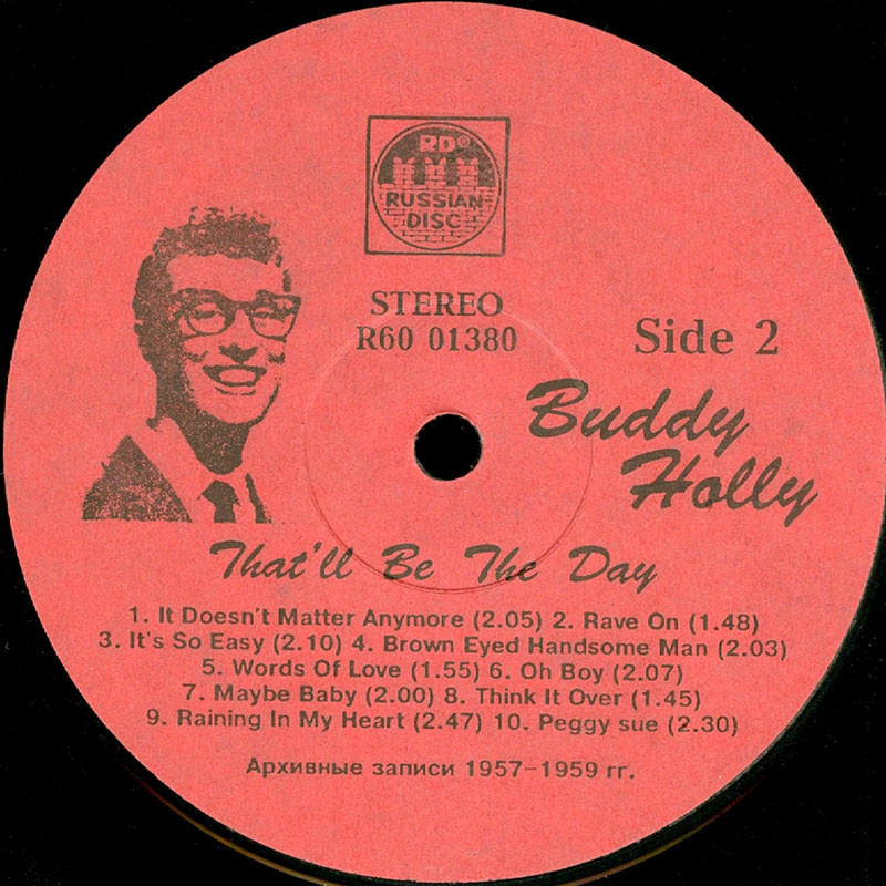 BUDDY HOLLY – “That’ll Be The Day”