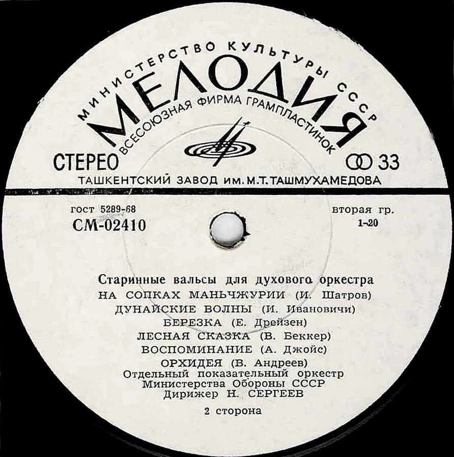 Старинные марши и вальсы для духового оркестра