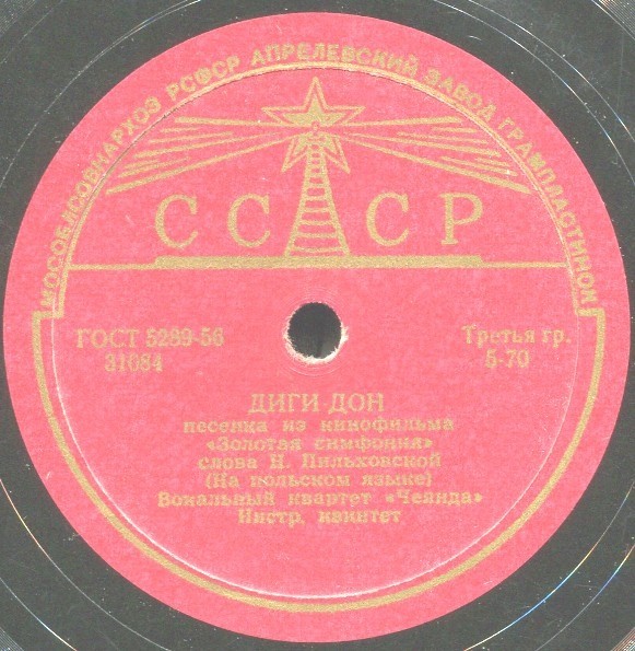 Вокальный квартет «Чеянда» — Диги-дон / Капитан