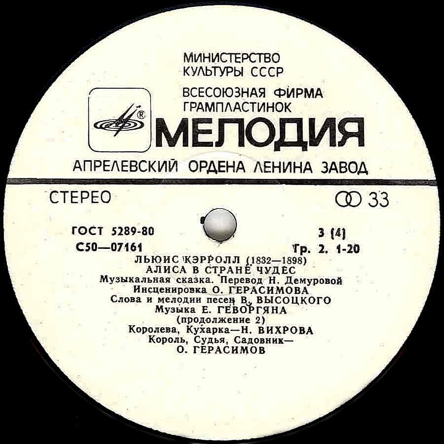 Алиса в стране чудес