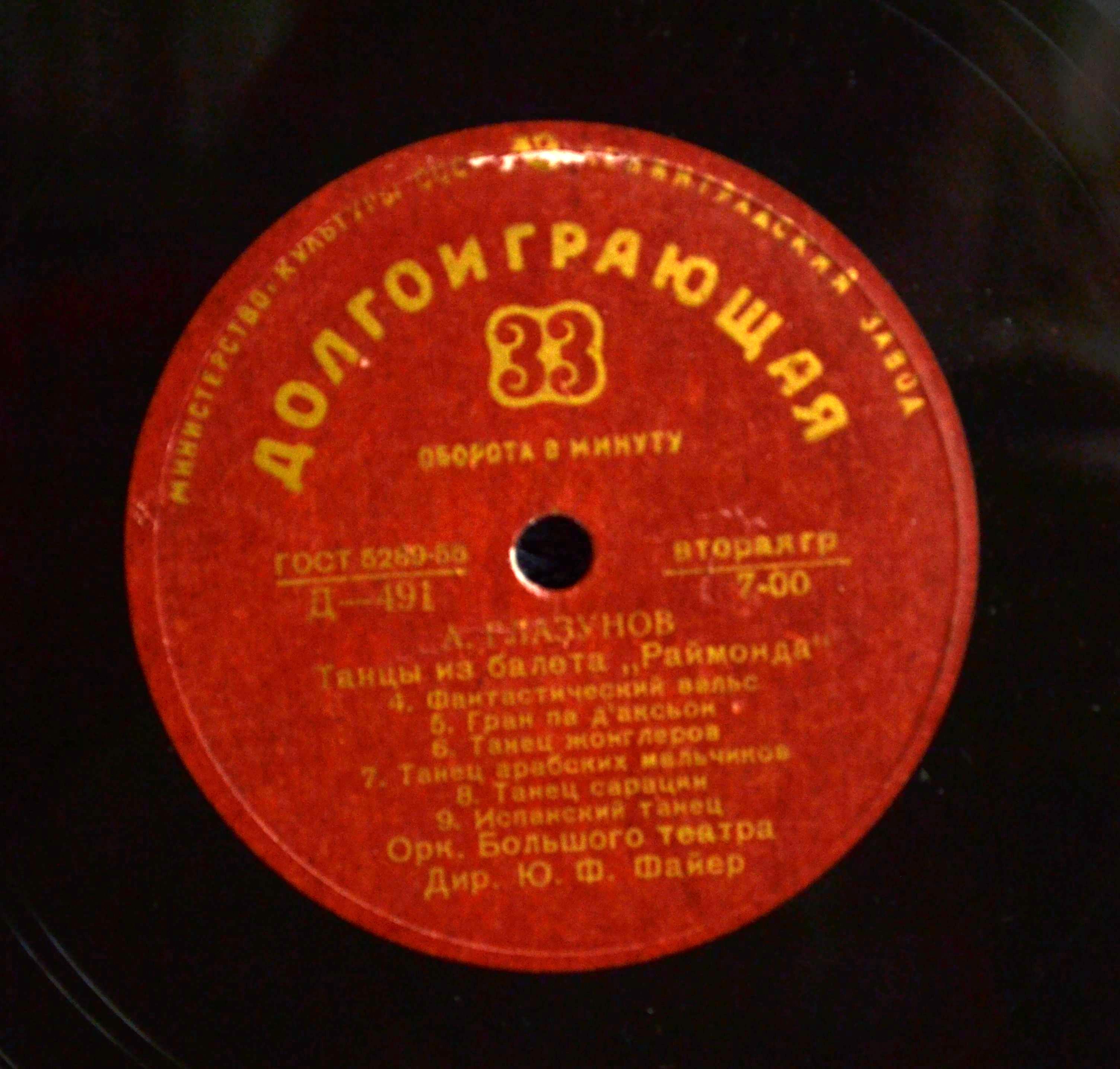 А. ГЛАЗУНОВ (1865–1936): Фрагменты из балета «Раймонда» (Ю. Файер)