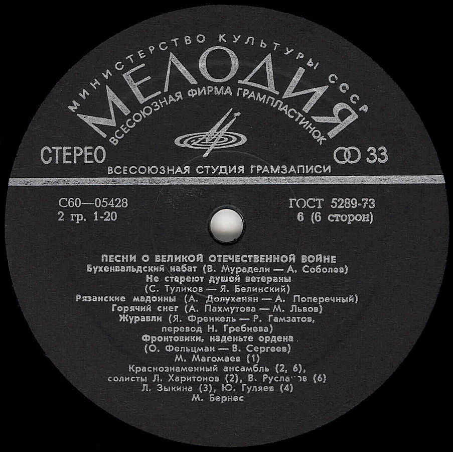 Песни Великой Отечественной войны