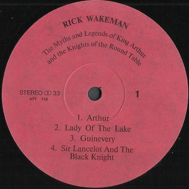 RICK WAKEMAN  "The Myths & Legends of King Arthur and The Knights of The Round Table"