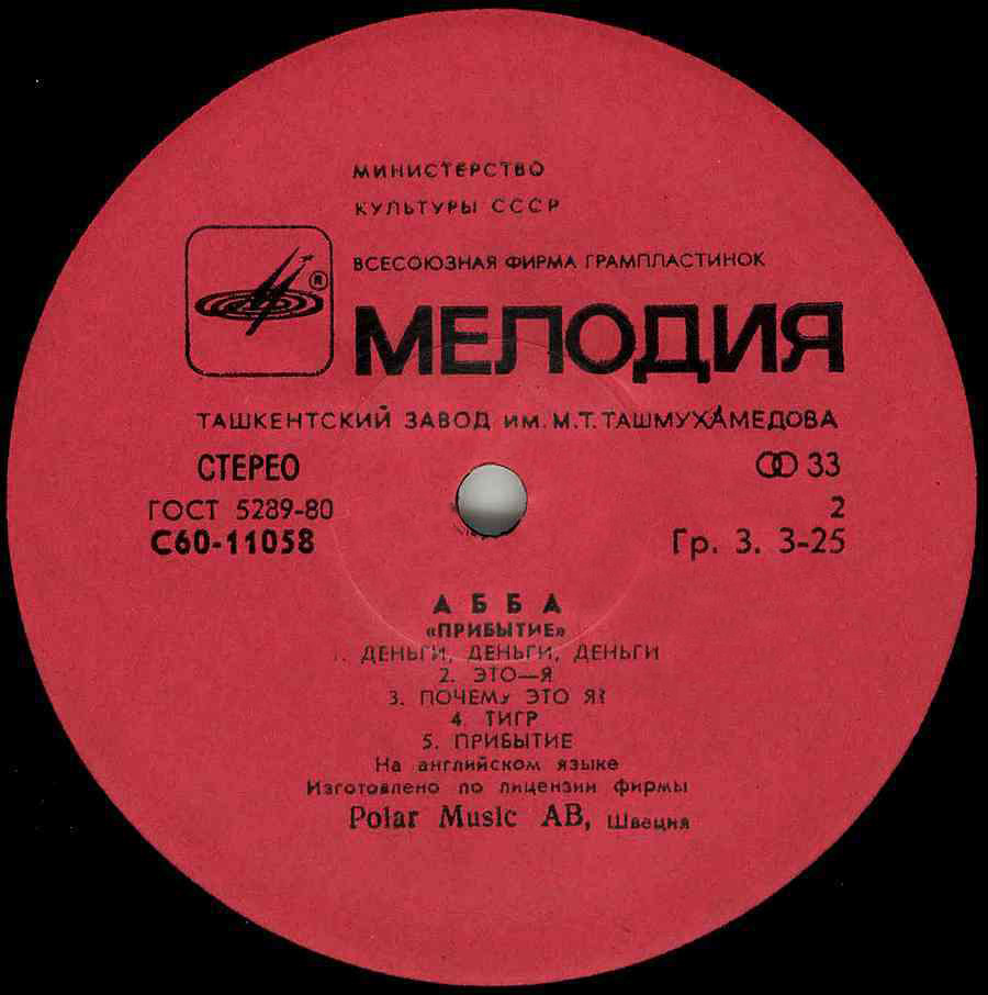 ВИА "АББА" (ABBA "Arrival")