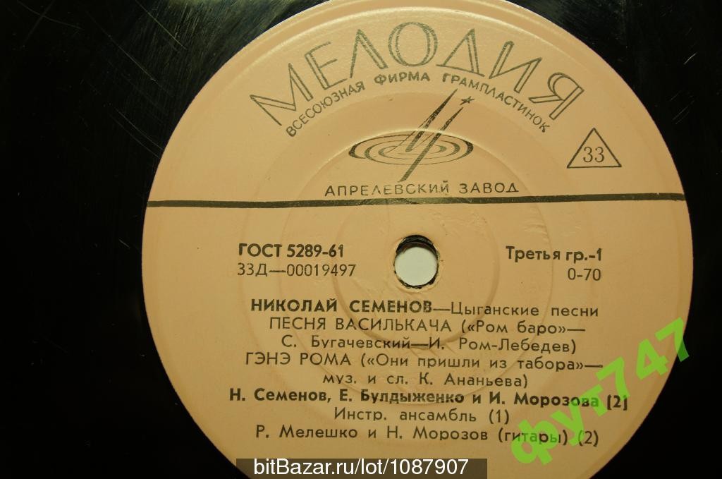 Николай СЕМЕНОВ. Цыганские песни