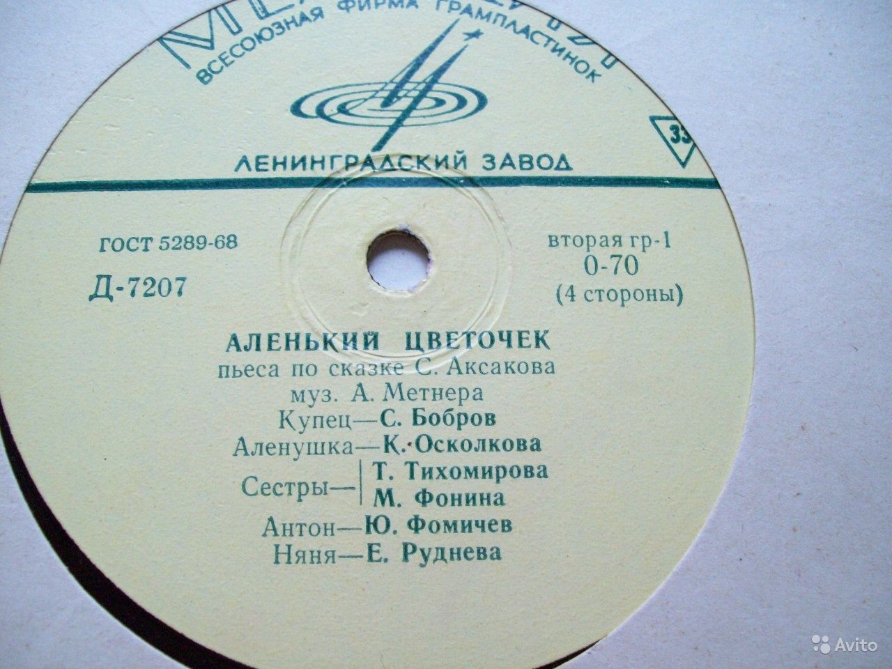 А. Метнер. «Аленький цветочек», инсценировка по сказке С. Аксакова