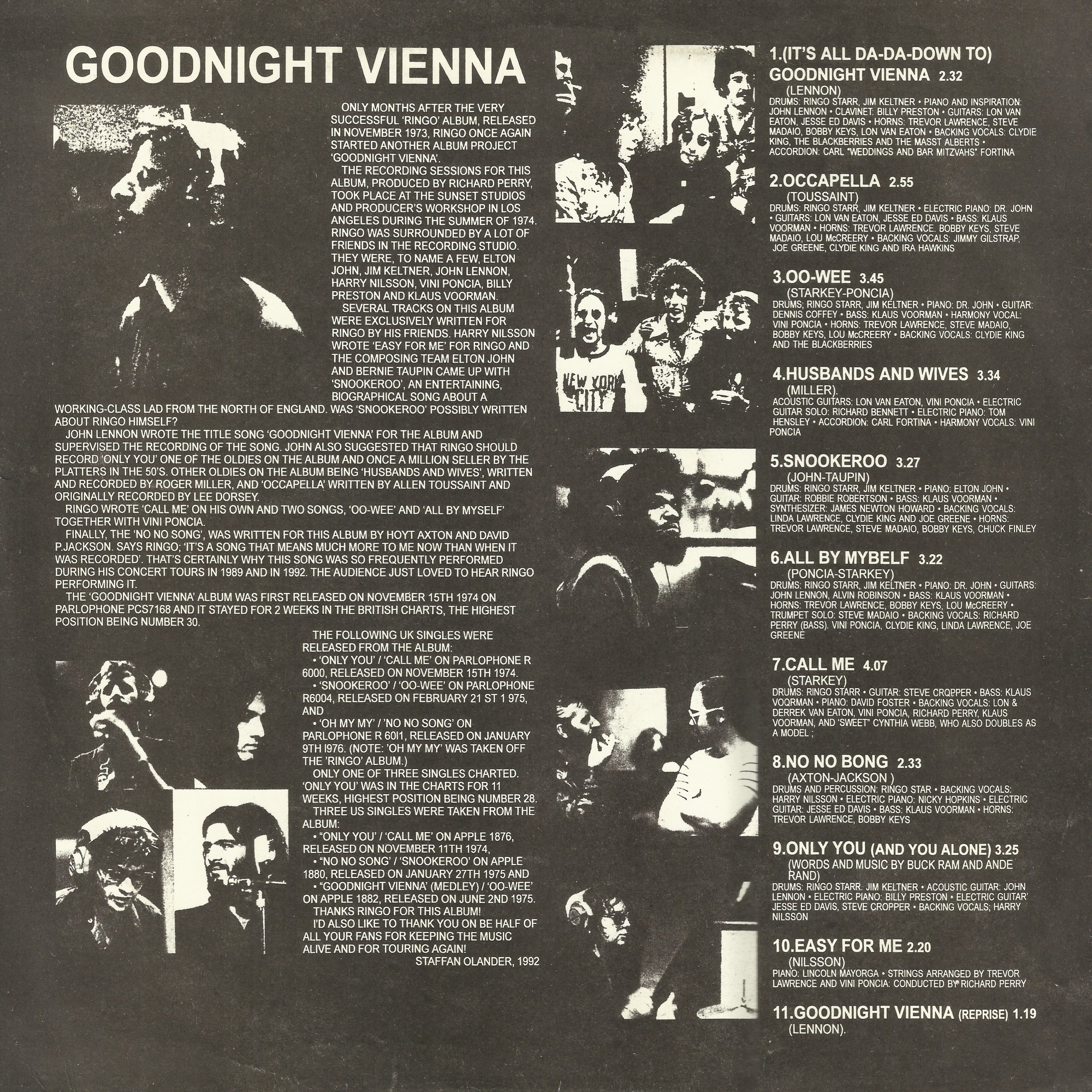 RINGO STARR «Goodnight Vienna»