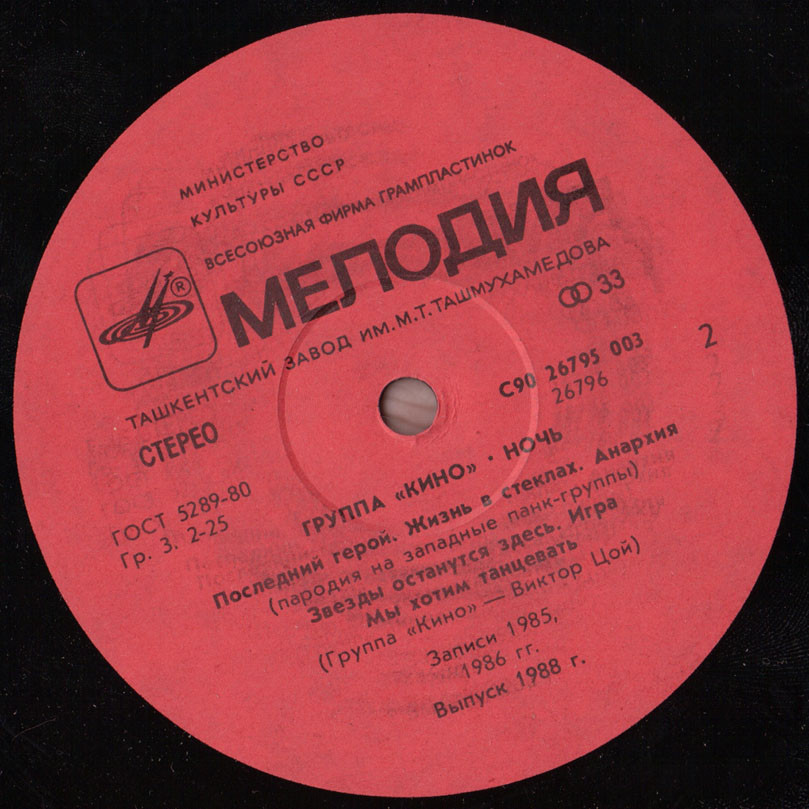 Группа "Кино" — Ночь