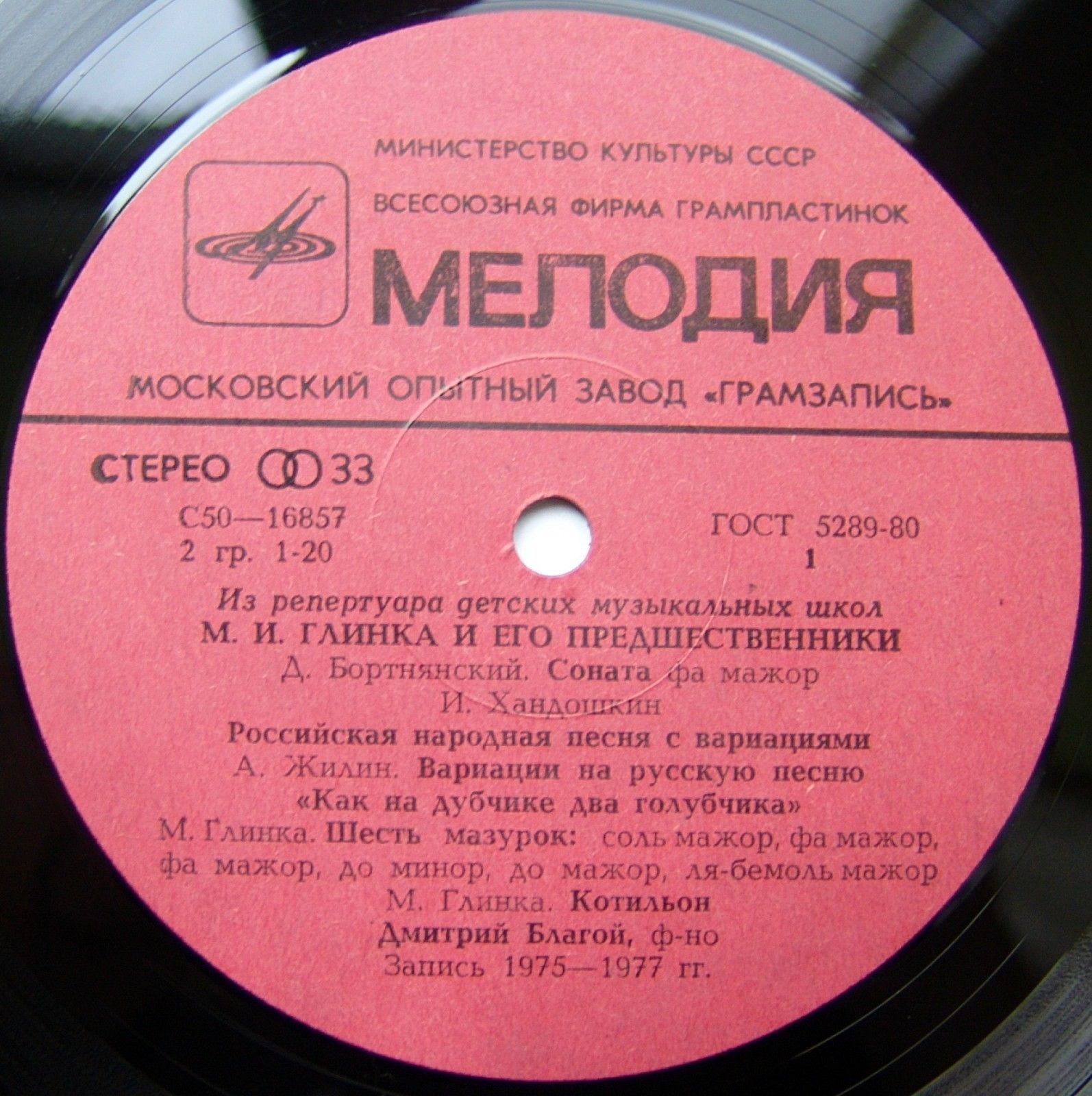 ИЗ РЕПЕРТУАРА ДЕТСКИХ МУЗЫКАЛЬНЫХ ШКОЛ. М.И.Глинка и его предшественники