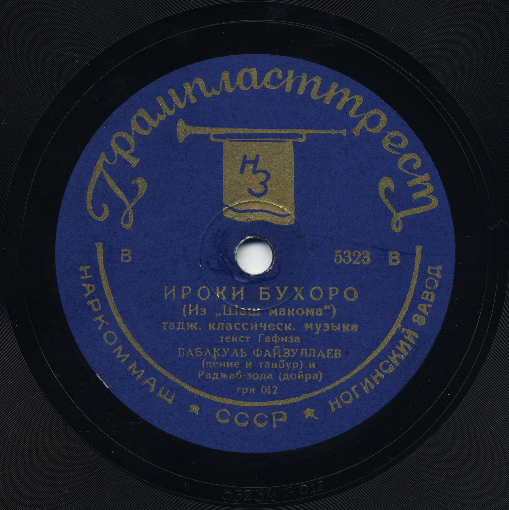 Бабакуль Файзуллаев – Ироки Бухоро