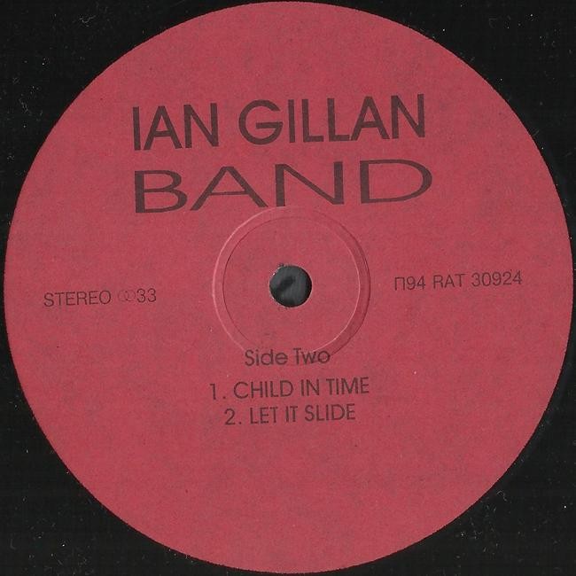 IAN GILLAN BAND «Child In Time»