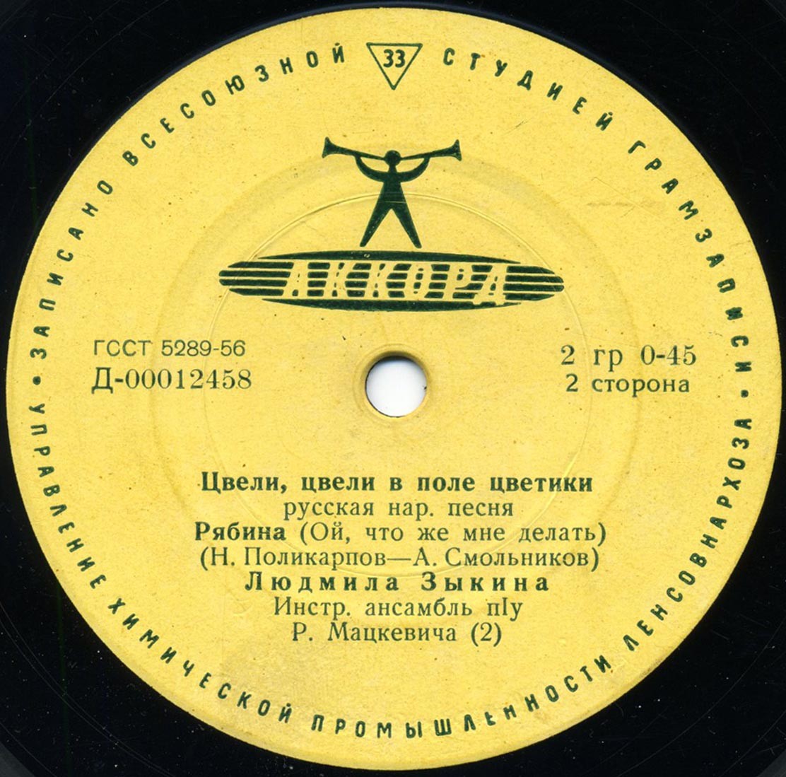 Поёт Людмила Зыкина