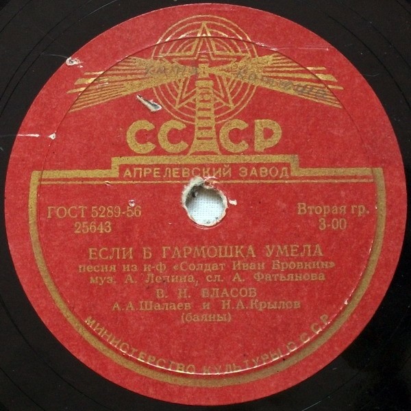 Песни из к-ф "Солдат Иван Бровкин"