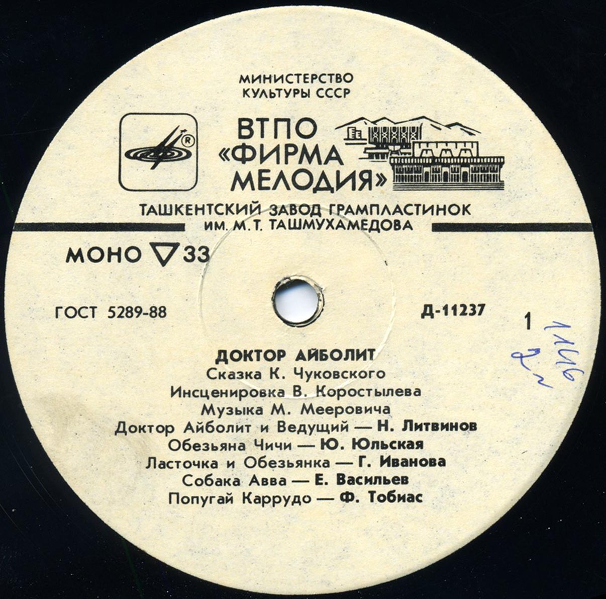 К. И. Чуковский. Доктор Айболит