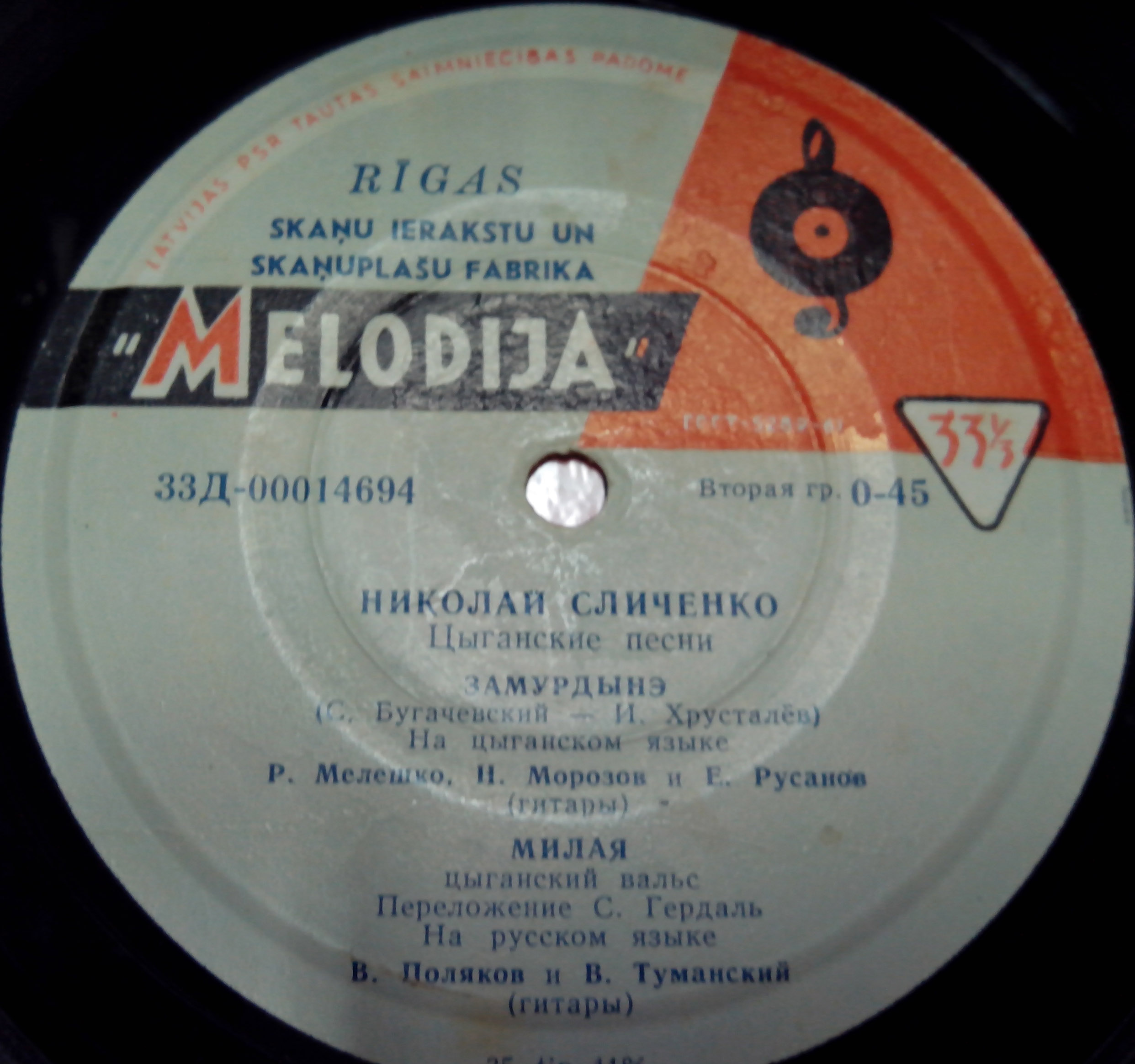 Николай Сличенко. Цыганские песни