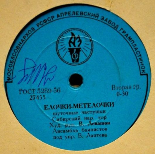 Сибирский нар. хор - Ельничек да березничек / Ёлочки-метёлочки