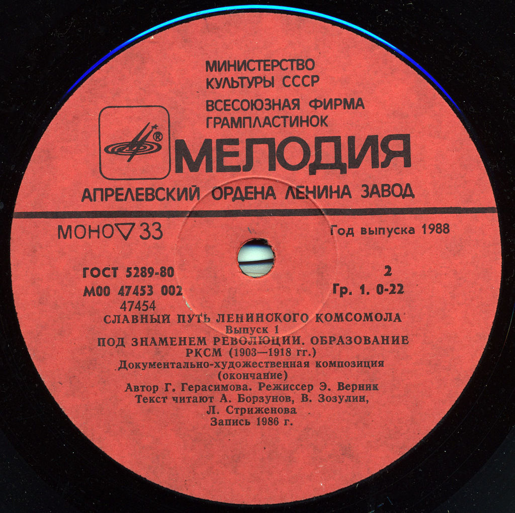 Славный путь Ленинского комсомола, выпуск 1