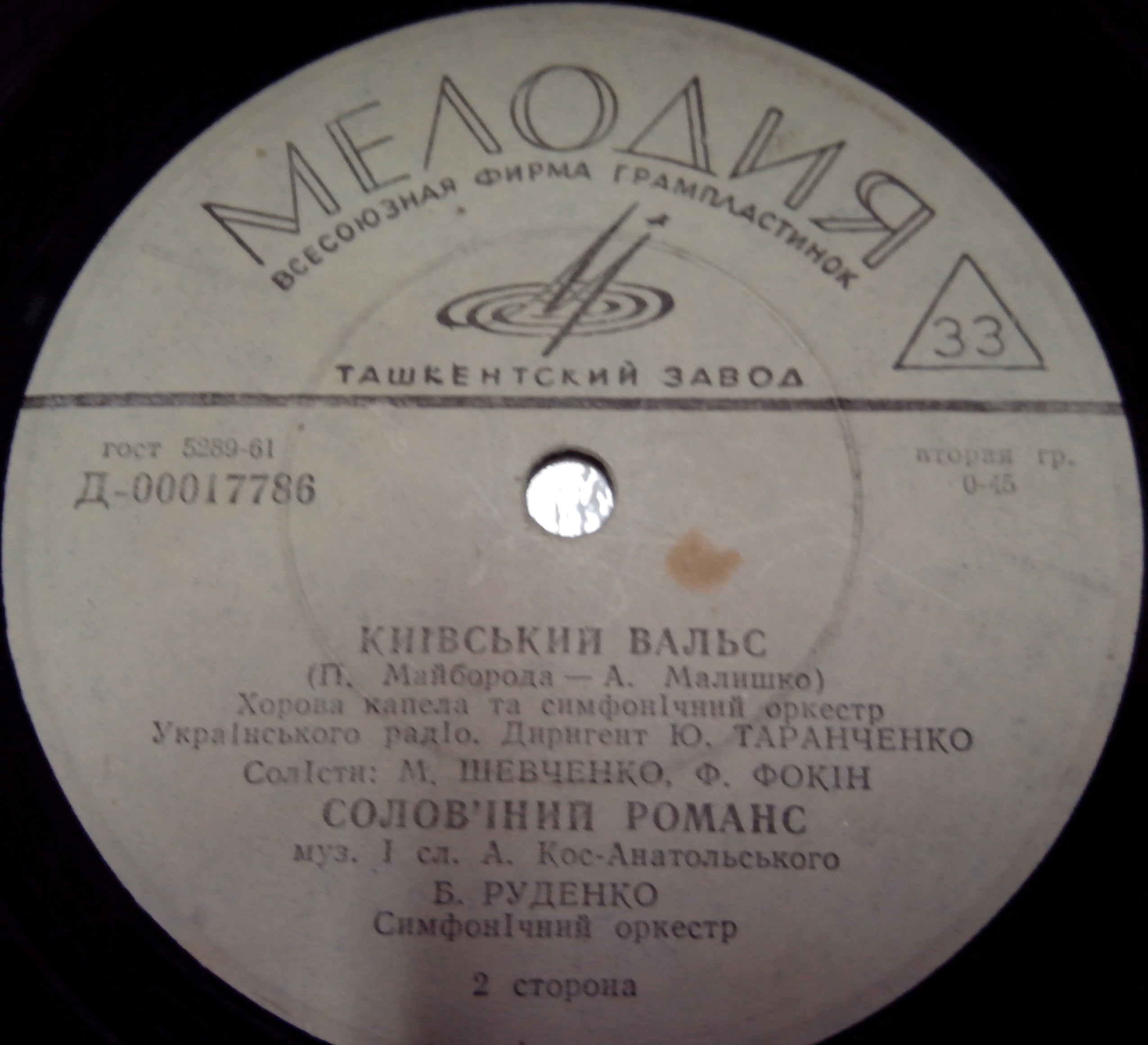 Песни украинских композиторов