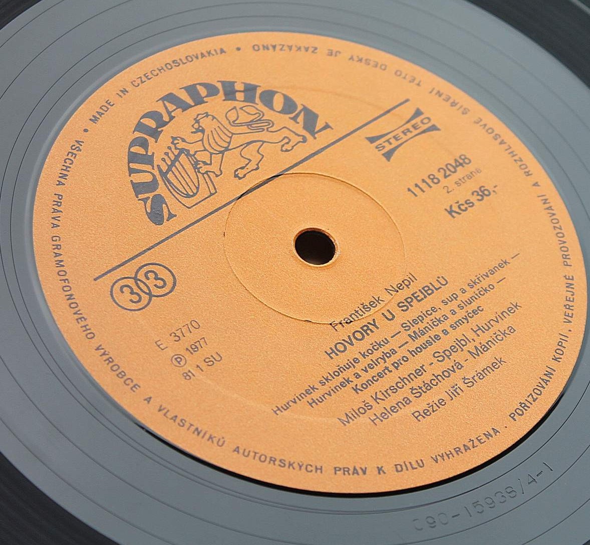 František Nepil ‎– Hovory U Spejblů  [по заказу чешской фирмы SUPRAPHON 1118 2048]