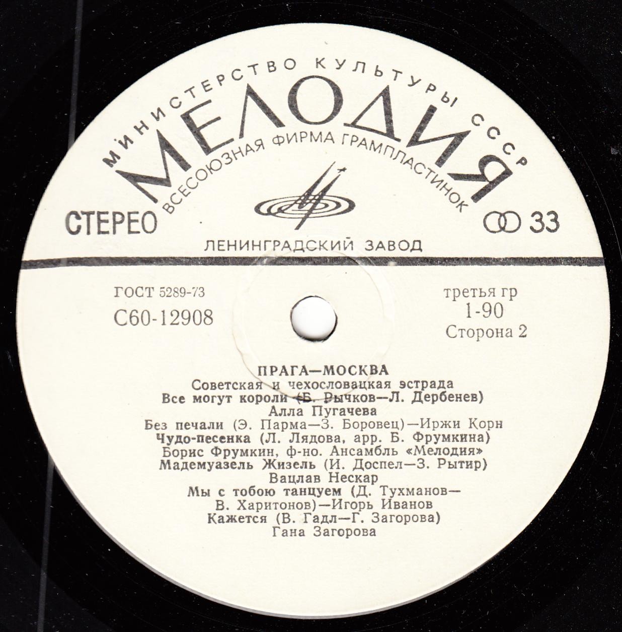 Прага – Москва. Советская и чехословацкая эстрада